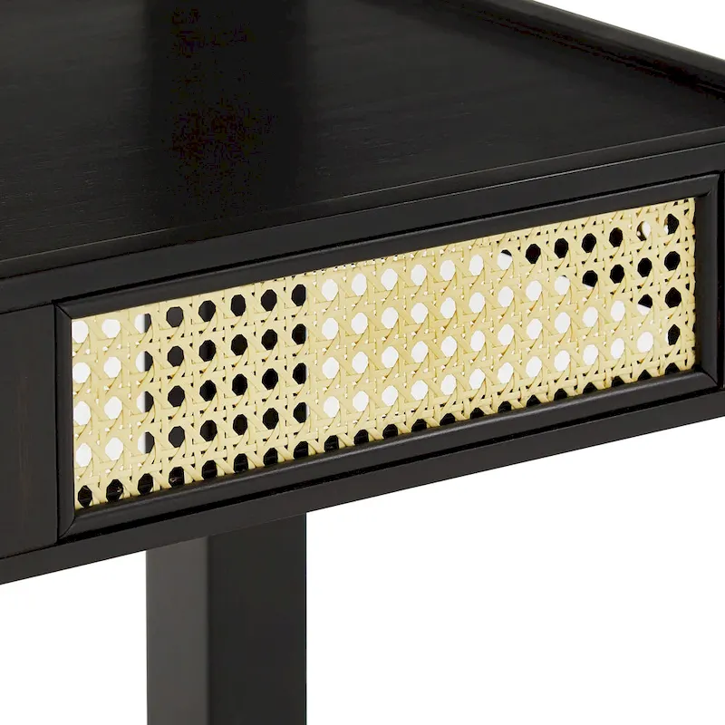 Plaga Cane Accent Dining Table by iNSPIRE Q Classic - 36-inch