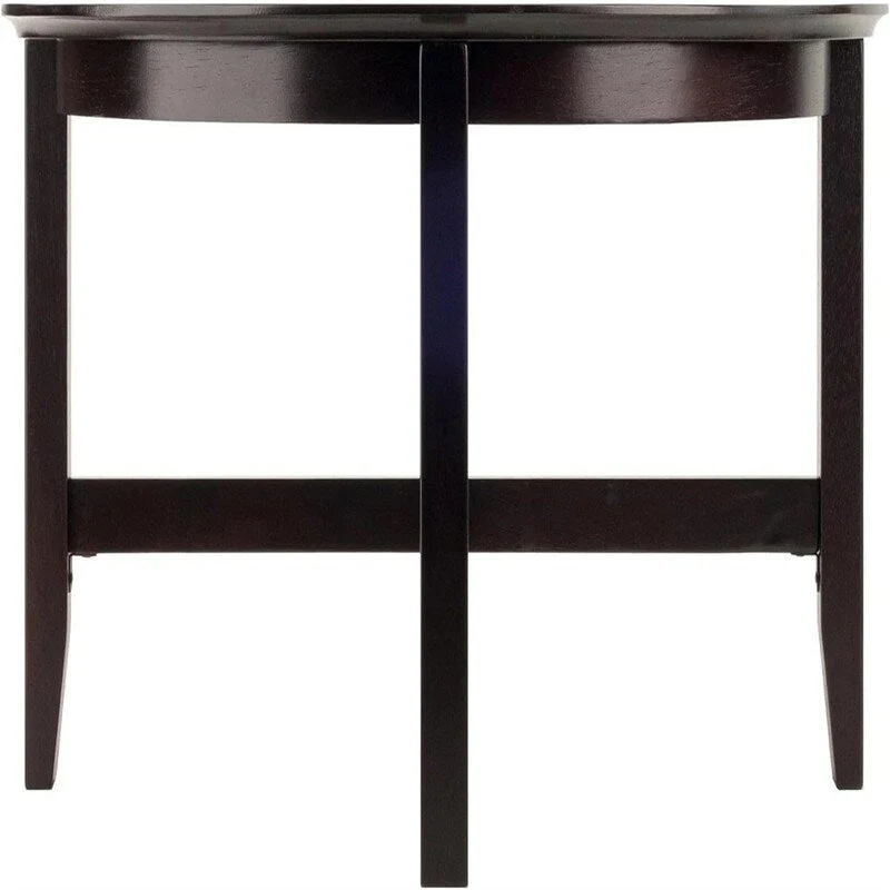 Wood Toby Occasional Table Espresso - 30 D x 30 W x 18.11 H
