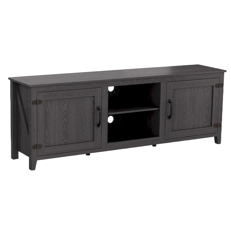 TV Stand Storage Media Console Entertainment Center With Two Doors
