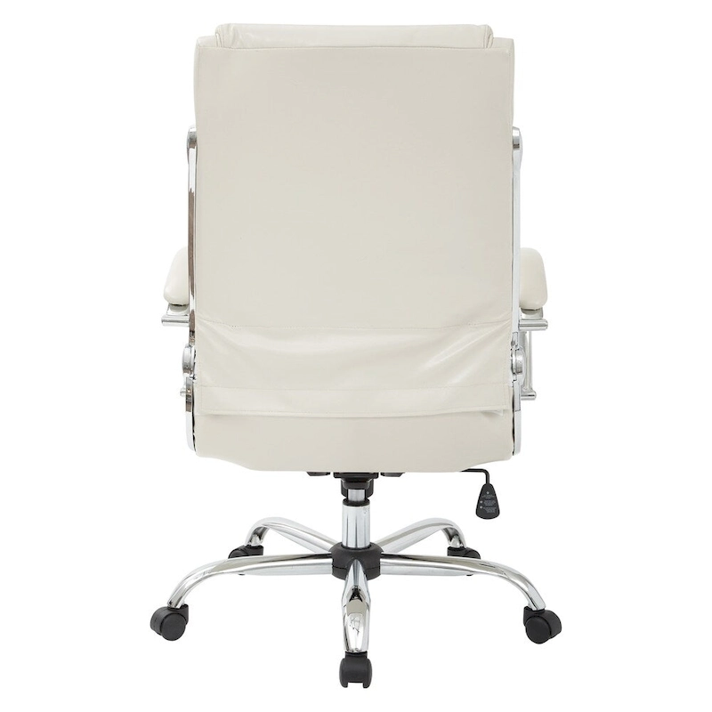 Executive Office Chair with Padded Arms in Faux Leather