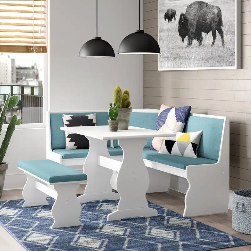 Breakfast Nook 3-piece Dining Set