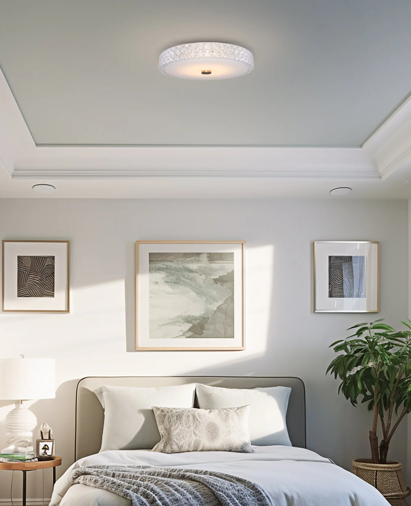 Maxine 15 Modern Integrated 20W LED (120W eq.) Flush Mount Ceiling Light