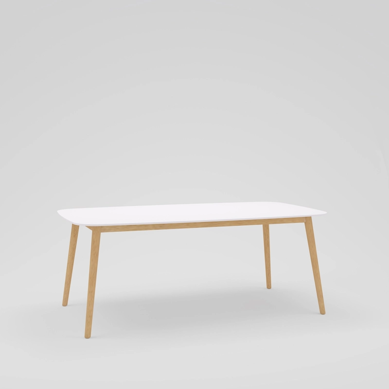 Amazonia Hawaii Dining Table, White or Black