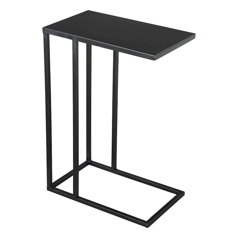 HomeRoots 24 Black Iron Abstract End Table - 17' X '23.6' X '11