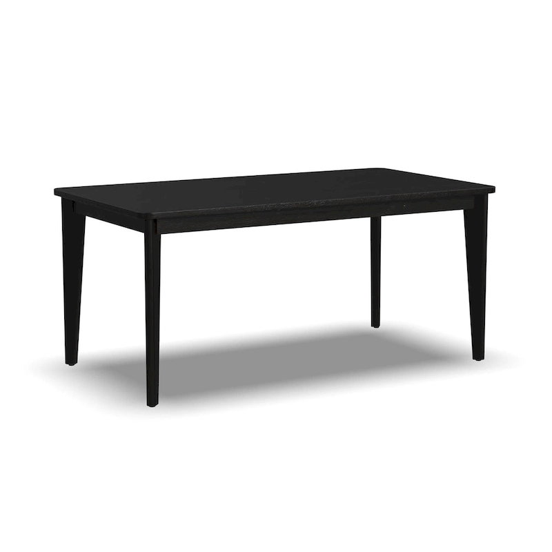 Brentwood Black Wood Rectangle Dining Table by Homestyles - 66 x 30 x 36