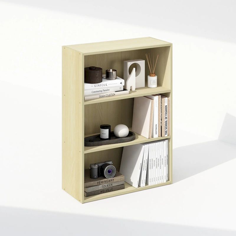 Furinno Simple Open Shelf, Bookcases, 3-Tier