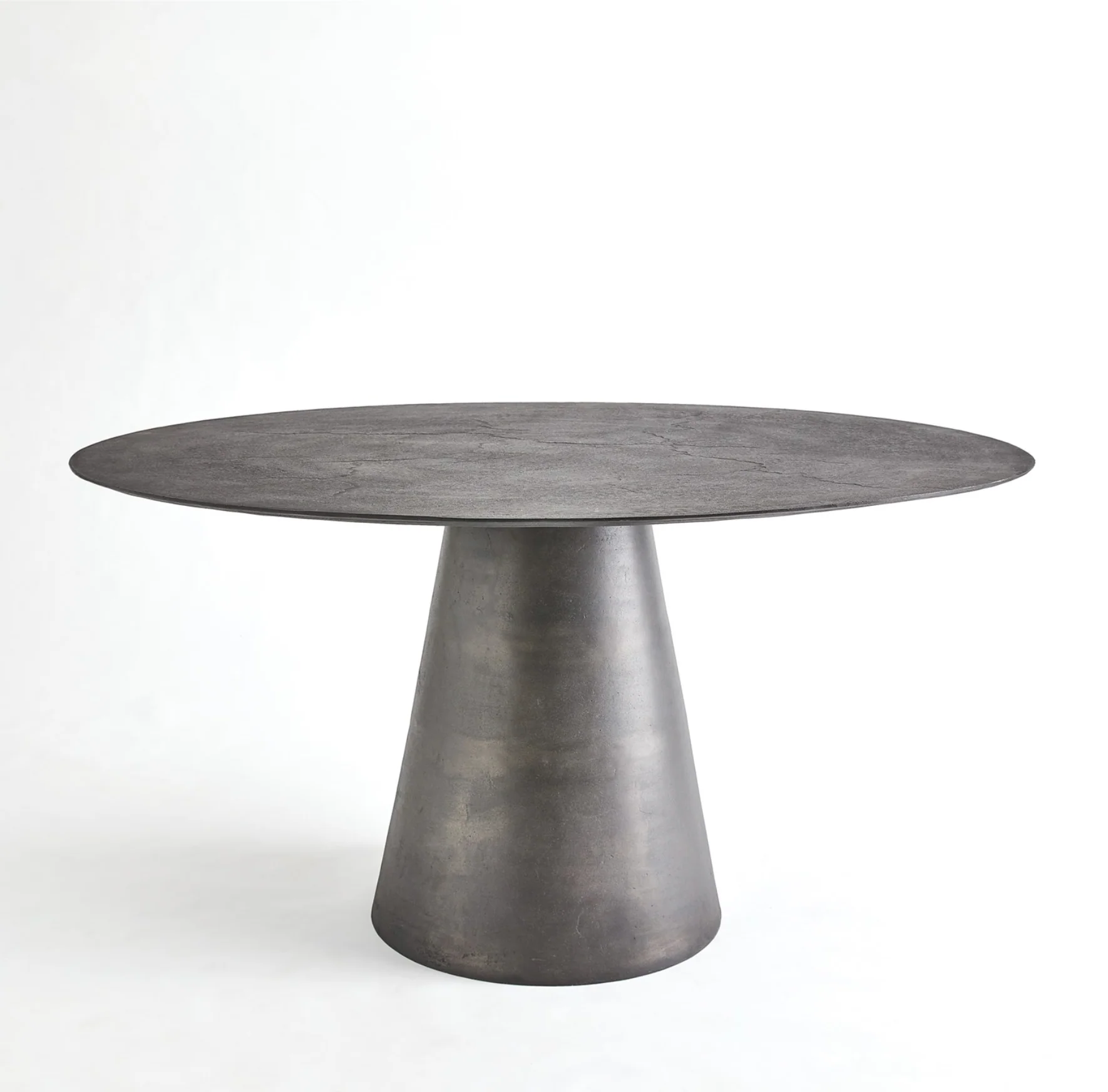 APEX DINING TABLE-BLACKENED FINISH