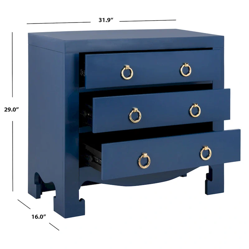 SAFAVIEH Alexina 3-Drawer Chest