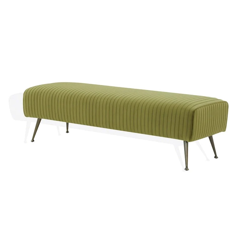 Contemporary Velvet Bench 60