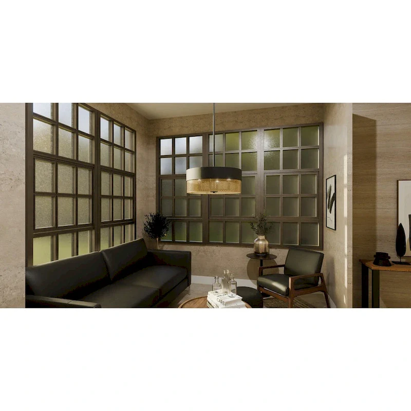 Alani 4-Light Matte Black Pendant Light