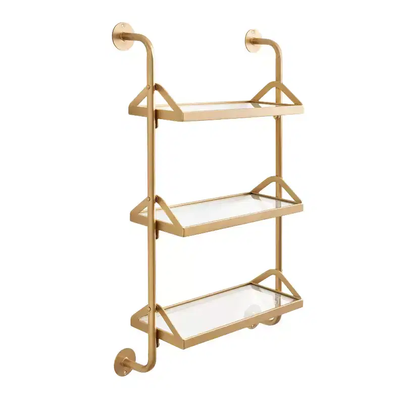 Kate & Laurel All Things Decor 18x30 Marit Three-Tier Wall Shelf
