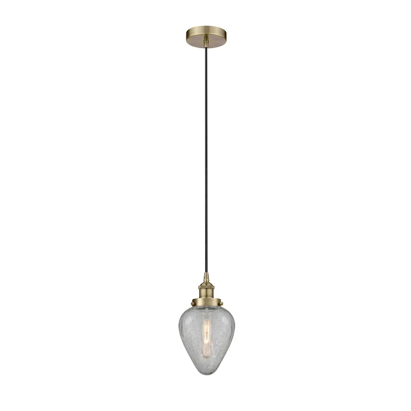 Innovations Lighting Geneseo - 1 Light 6  Cord Hung Mini Pendant