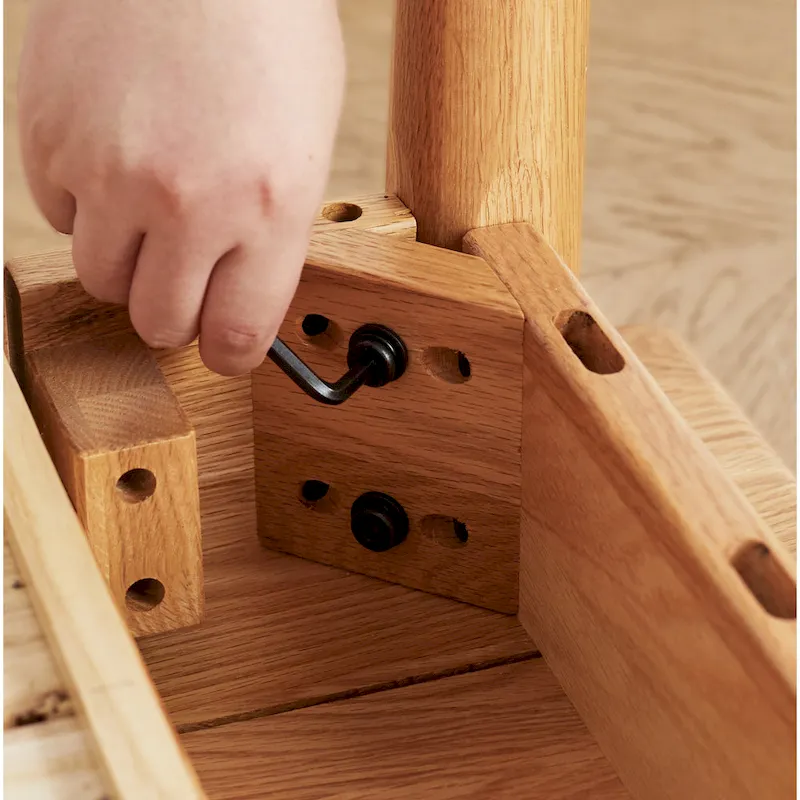 Solid wood natural wood computer desk