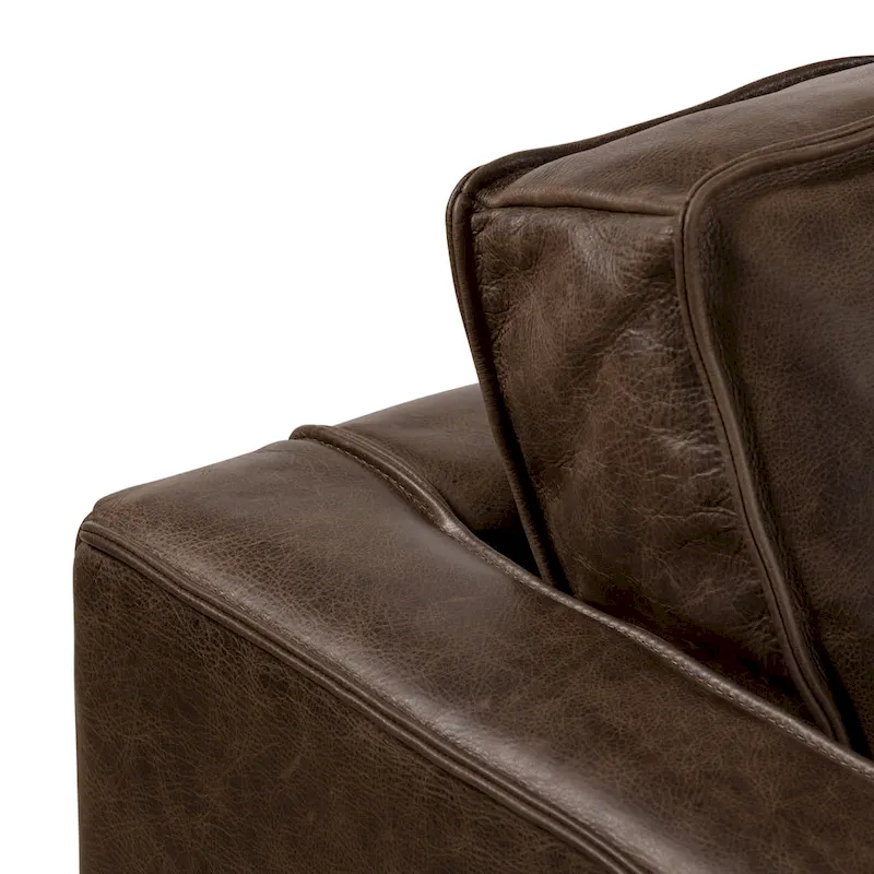 Mateo 82.5  Sofa - Full Grain Genuine Italian Leather