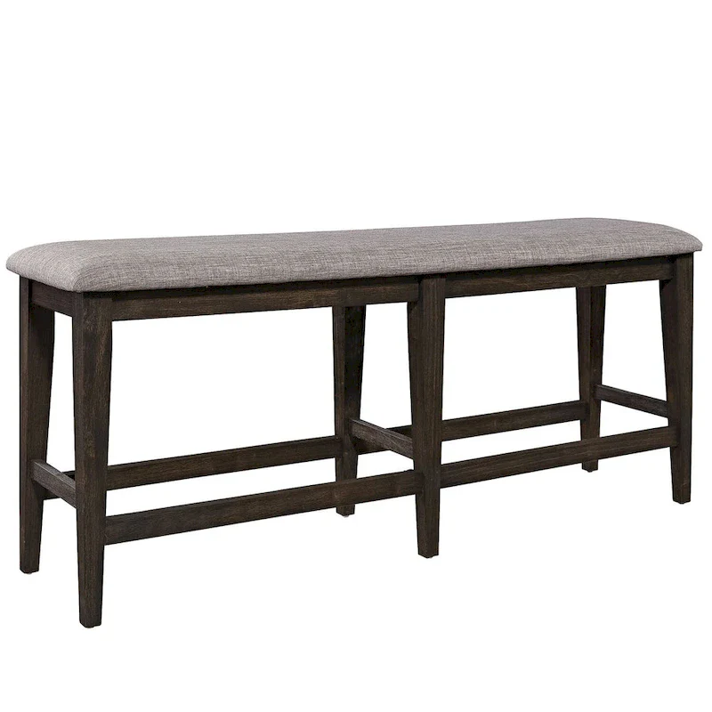 Double Bridge Dark Chestnut Counter Bench
