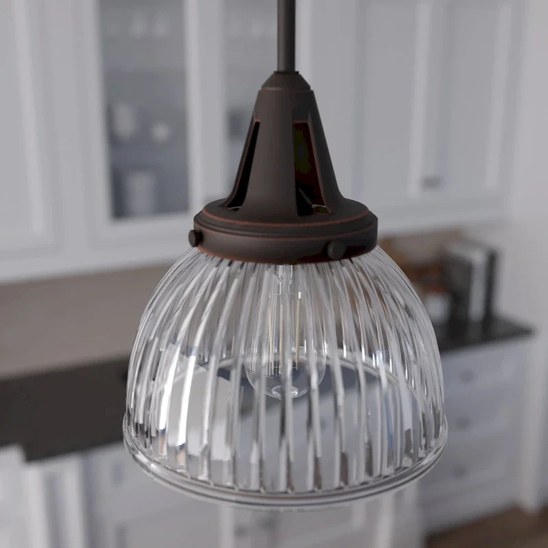 Hunter Cypress Grove 10  1-Light Pendant - Island, Dining Room - Industrial, Transitional, Contemporary