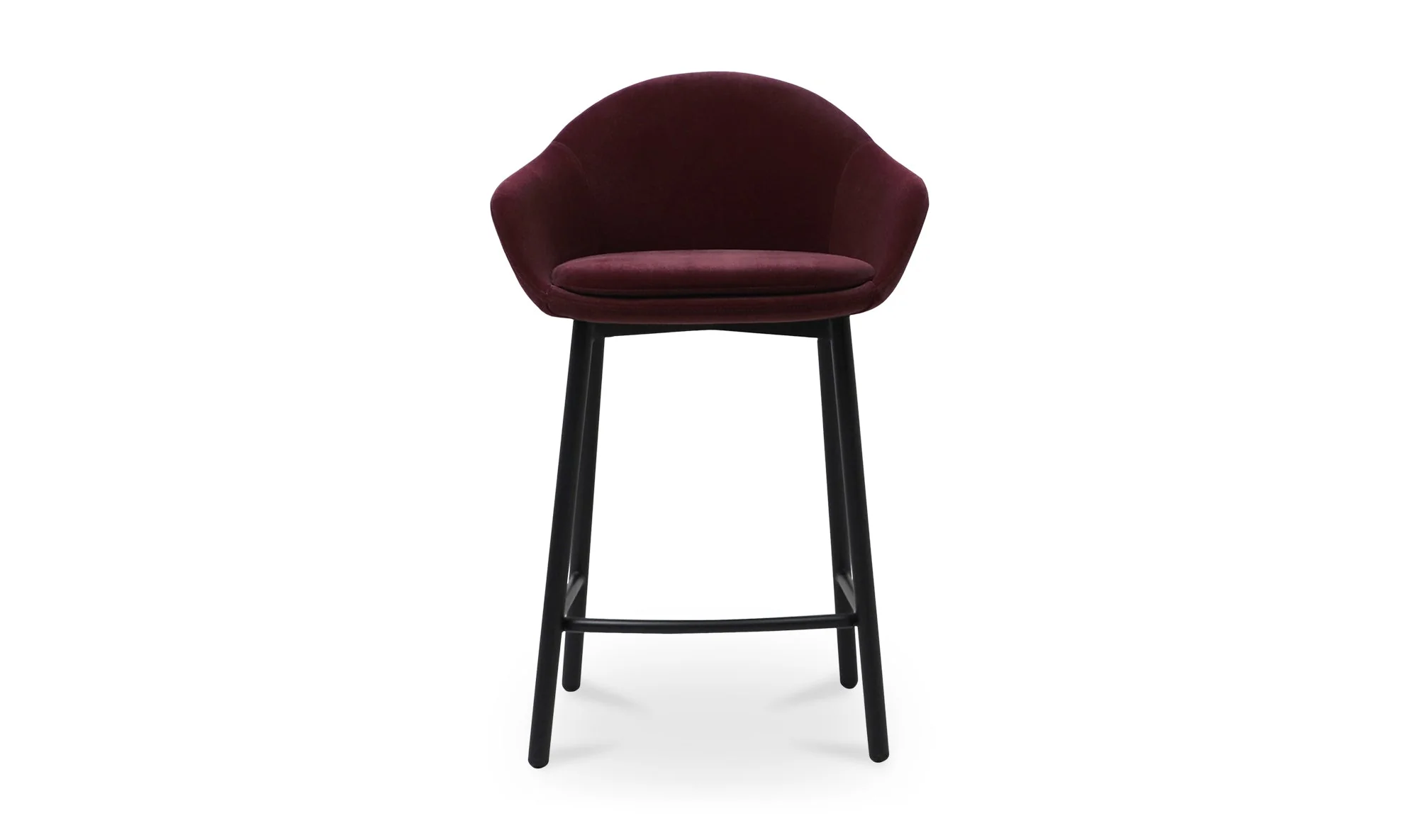 Emily Counter Stool Wine Velvet