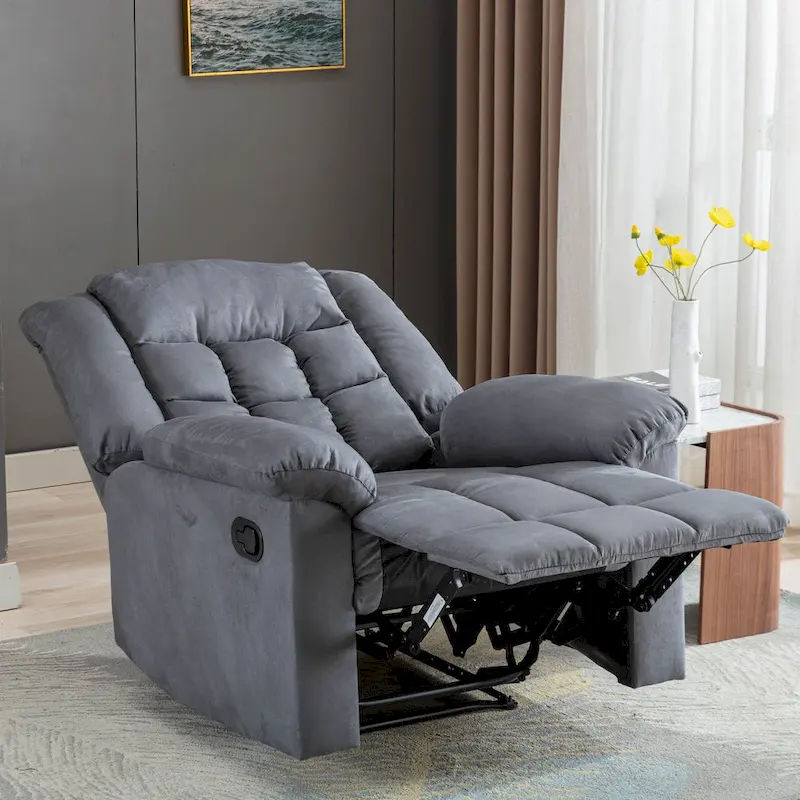 Ebello Classic Soft Padded Manual Recliner