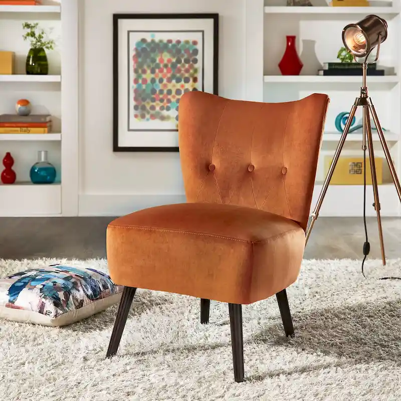 Imani 22.5 Wide Tufted Accent Chair by iNSPIRE Q Bold