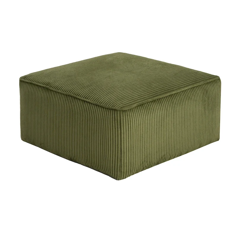 Christopher Knight Home - Yzabella Faux Leather Square Ottoman
