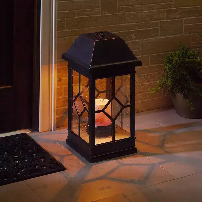Smart Solar San Felipe Estate 22" Solar Lantern Bronze