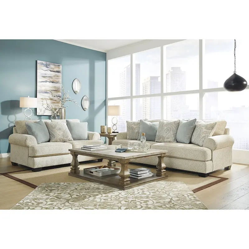 Signature Design by Ashley Monaghan Beige Sofa - 98 W x 45 D x 39 H