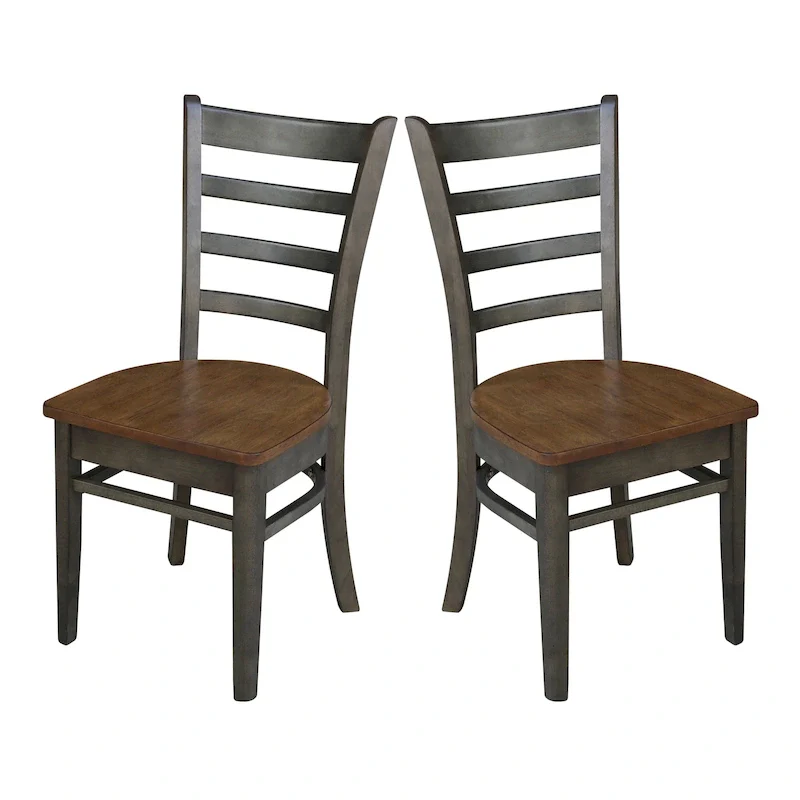 International Concepts Set of Two Emily Side Chairs