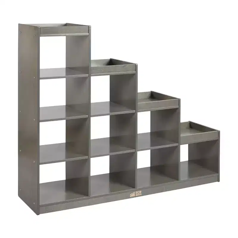 ECR4Kids 4-3-2-1 Double-Sided Cube Storage Organizer, Classroom Furniture