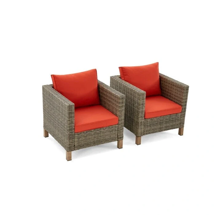 6 Piece Sectional Seating Group with Cushions