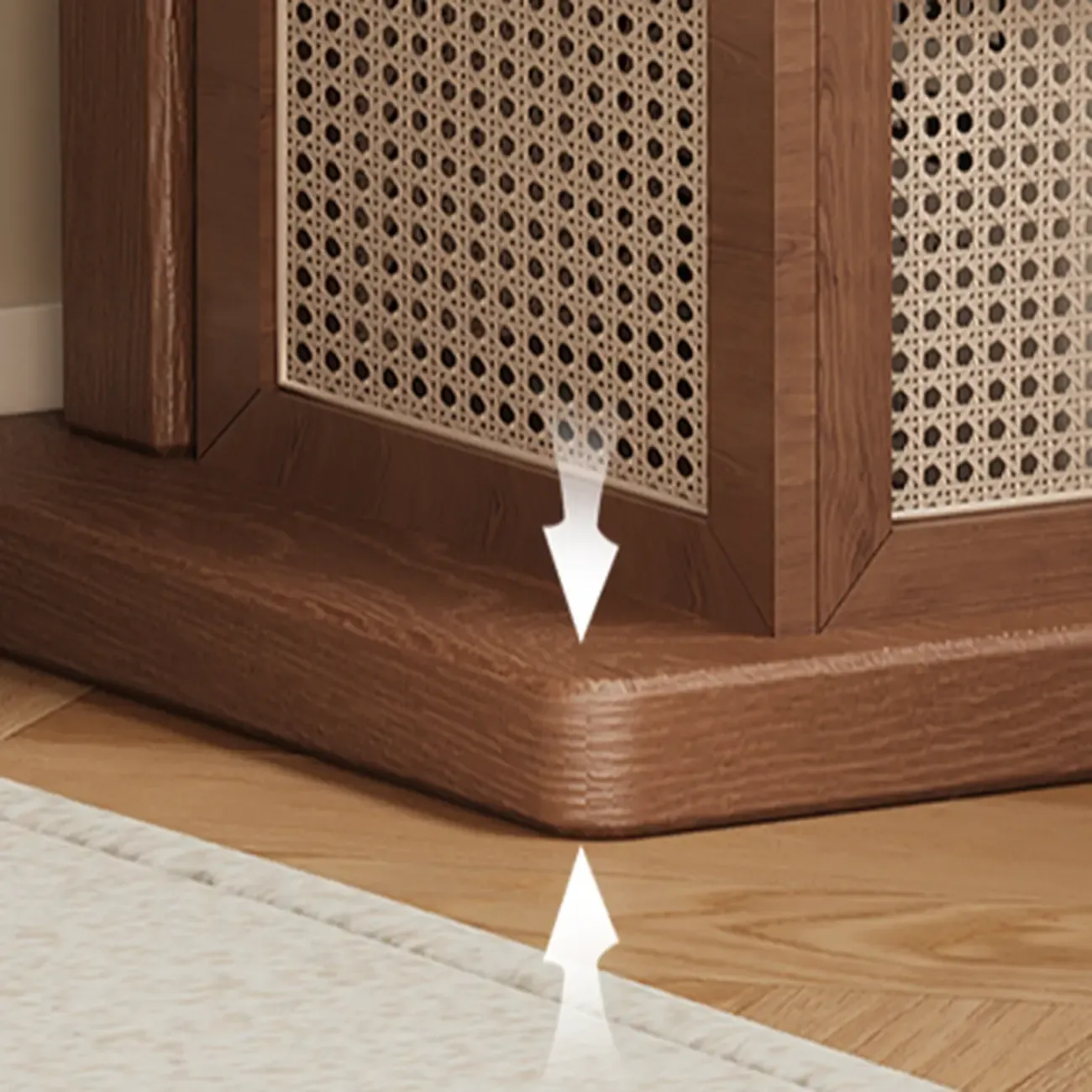 Narrow Wooden Multi-Shelf Closed Back Ladder Bookshelf