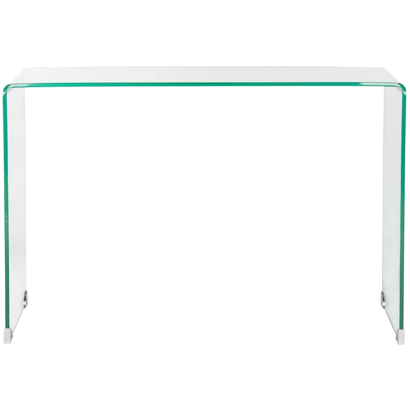 SAFAVIEH Jerri Clear Console Table - 43.3 x 13.8 x 29.5 - 43Wx14Dx30H