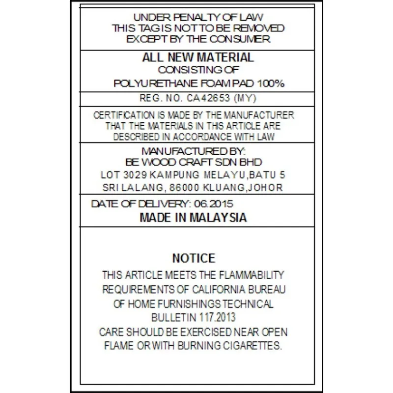 Modern Farmhouse Natural Rubberwood Upholstered Gray Dining Chair, Set of 2