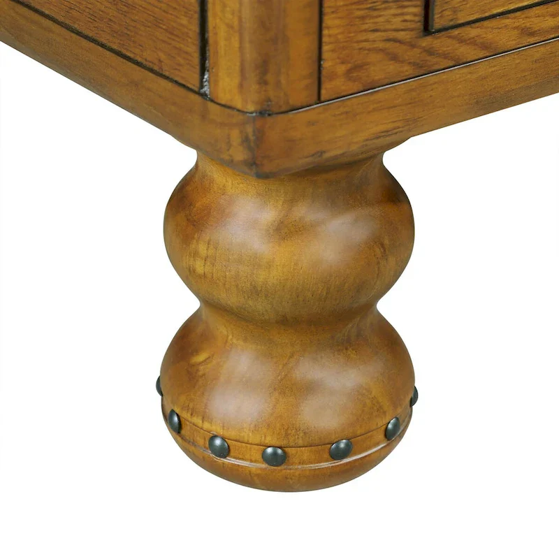 40 Solid Wood Rectangle Coffee Table with 4 Drawers