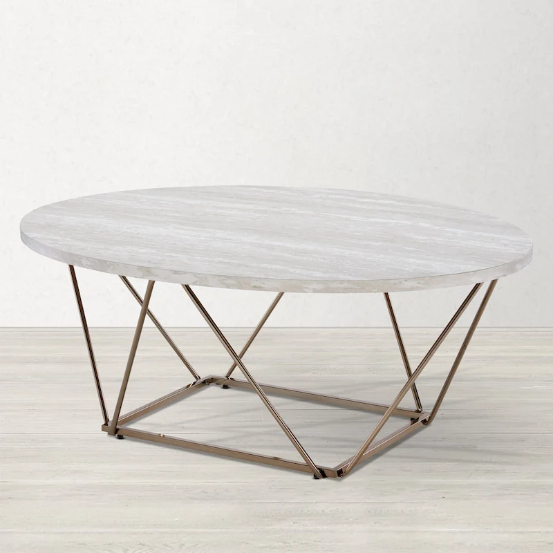 Steve Silver Ravine Marble Top Coffee Table