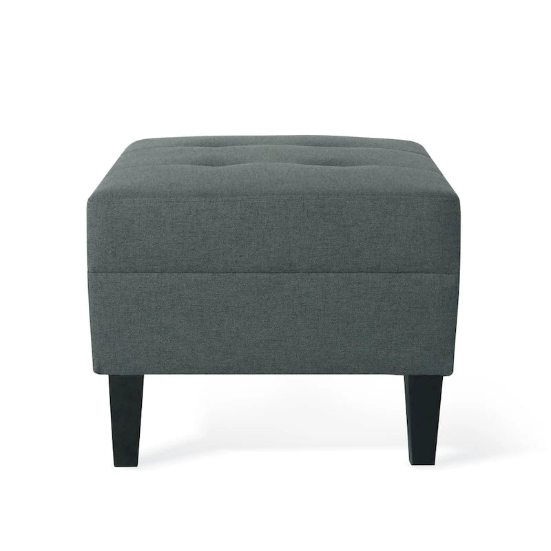 Tufted Fabric Ottoman