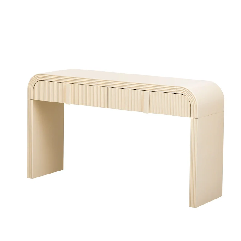 Unique Modern Rounded Silhouette Console Table