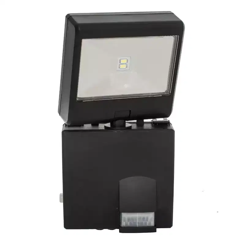 Maxsa Innovations Battery Powered LED Security Spotlight: Outdoor Motion Detector Light, Weather-Resistant, Black