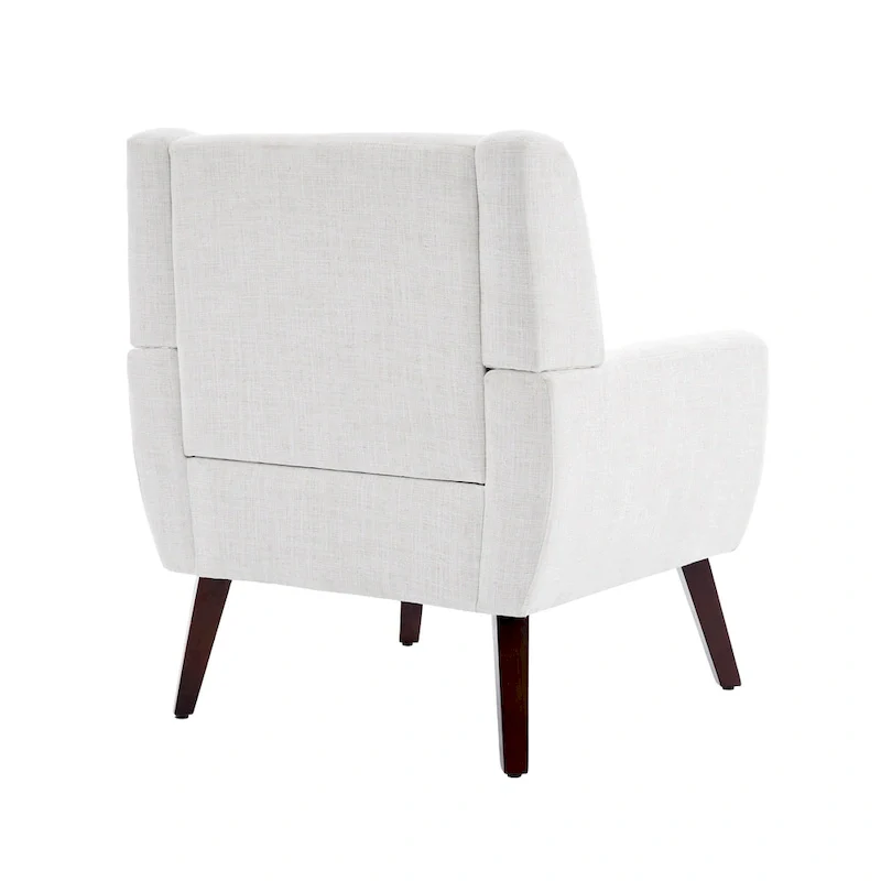 Wide Back Accent Chair with Wingback Design - Single Seater