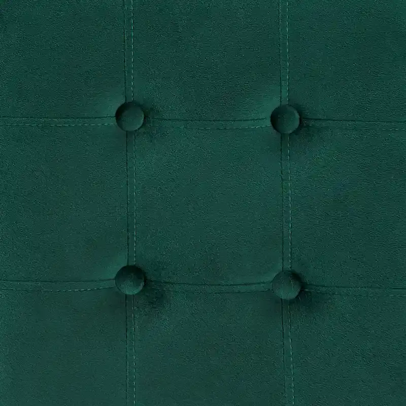 Perdita Gold Finish Velvet Button Tufted Bar Stools (Set of 2) by iNSPIRE Q Bold