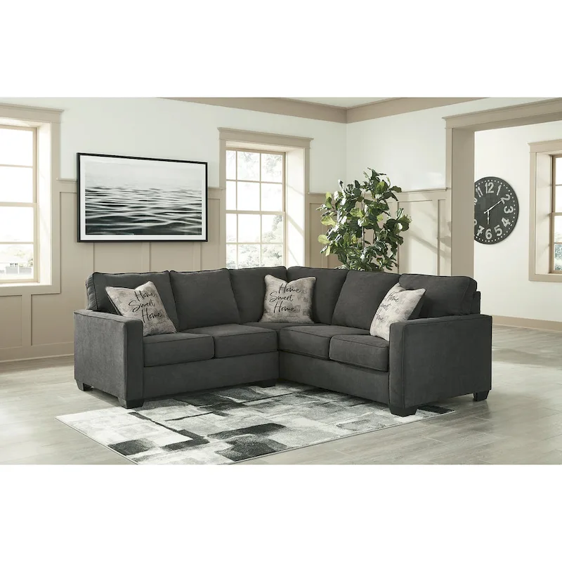Signature Design by Ashley Lucina 2-Piece Sectional - 94W x 93D x 38H
