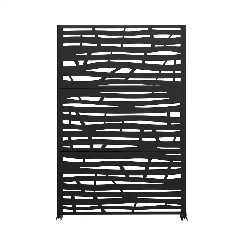 Dovelina Metal Outdoor Privacy Screen Freestanding Patio Decorative Screens