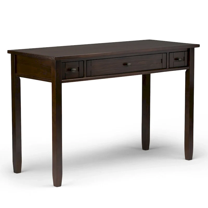 Solid wood transition style desk