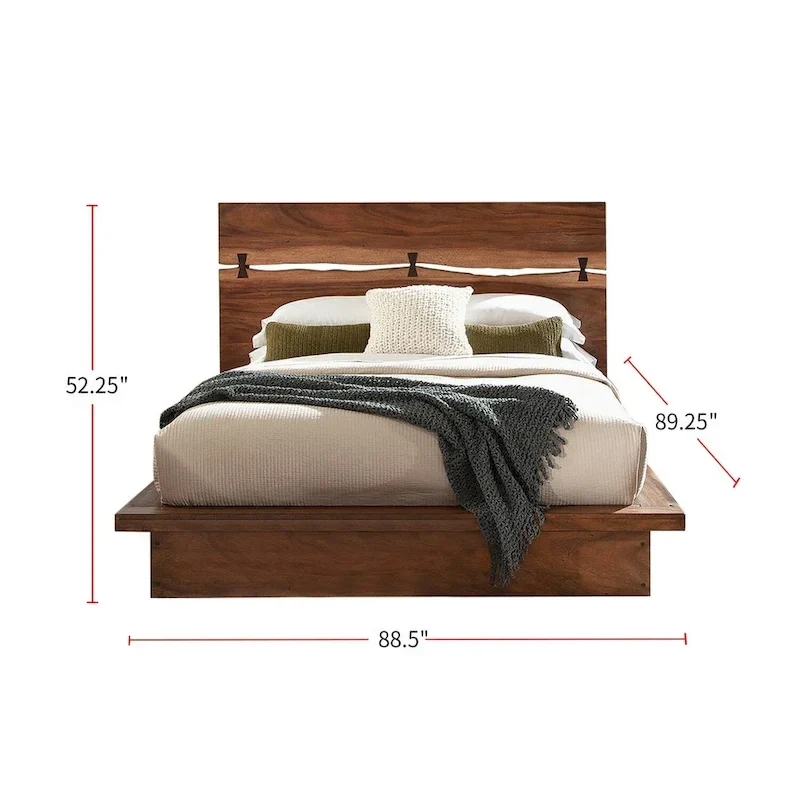 Bed in Smokey Walnut And Coffee Bean