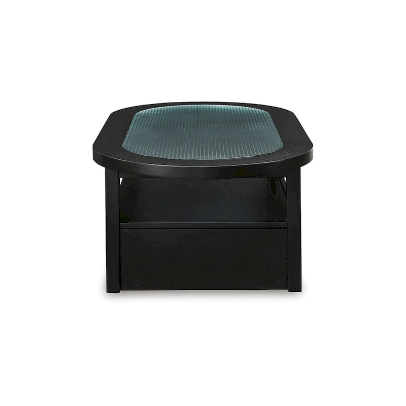 Signature Design by Ashley Winbardi Black/Gray Coffee Table - 52 W x 28 D x 18.25 H