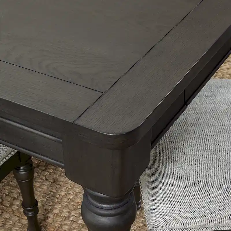 Lockwood 80-Inch Wooden Dining Table - Grey