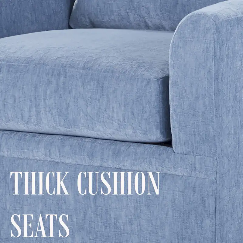 New Classic Furniture Anatasia Pillow Back Swivel Chair, Made in USA