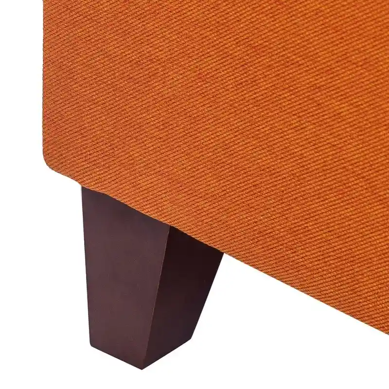 British Style Cube Ottoman Footstool