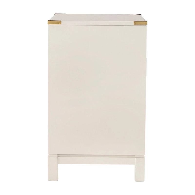 Kedric 3-drawer Goldtone Accent Nightstand by iNSPIRE Q Bold