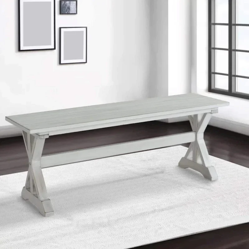 Jamestown Backless Wood Dining Bench