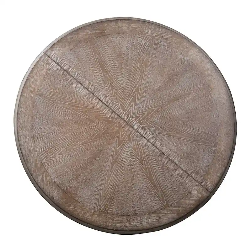 White Pedestal Dining Table with 4 Upholstered Chairs